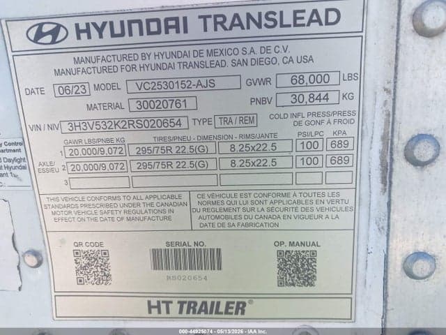 2024 HYUNDAI TRANSLEAD INC UNKNOWN 9