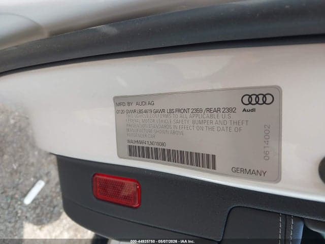 2020 AUDI A4 PREMIUM PLUS 40 TFSI FRONT-WHEEL DRIVE S TRONIC 9