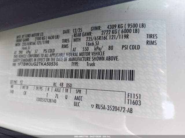 2026 FORD TRANSIT-350 CARGO VAN 9