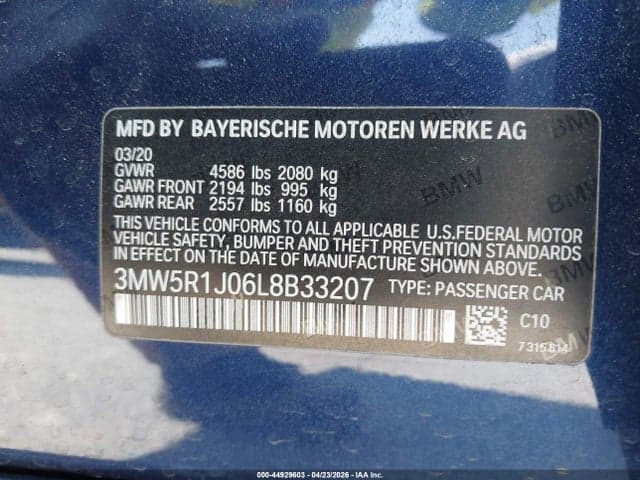 2020 BMW 330I 9