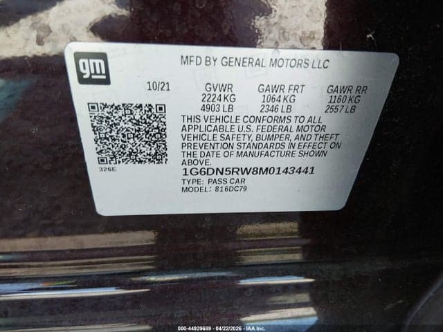 2021 CADILLAC CT5 PREMIUM LUXURY 9