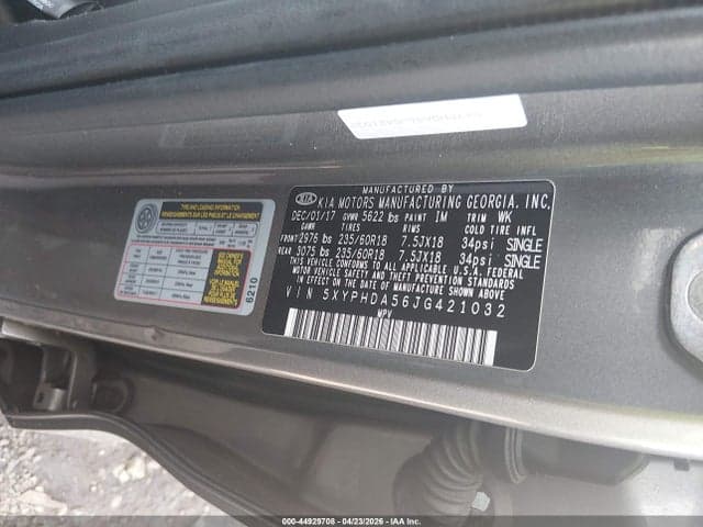 2018 KIA SORENTO 3.3L EX 9