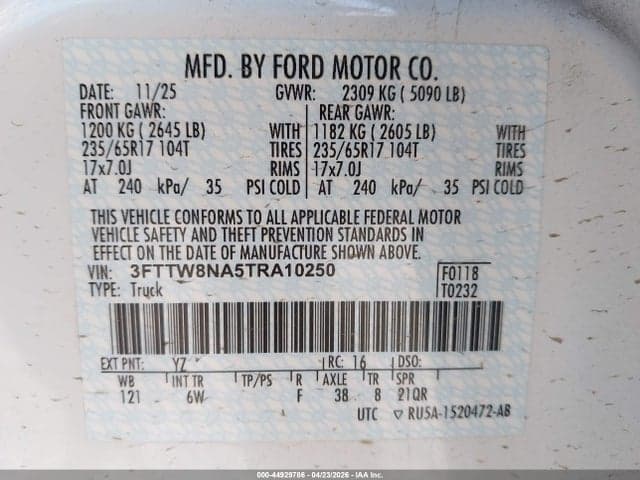 2026 FORD MAVERICK TREMOR 9