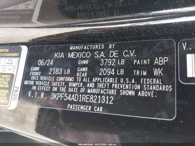 2024 KIA FORTE GT-LINE 9