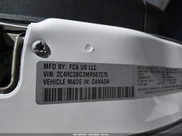 2021 CHRYSLER PACIFICA TOURING L AWD 9