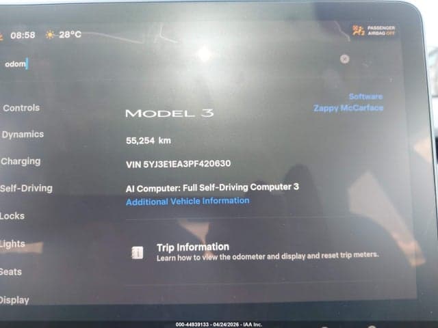 2023 TESLA MODEL 3 REAR-WHEEL DRIVE 7