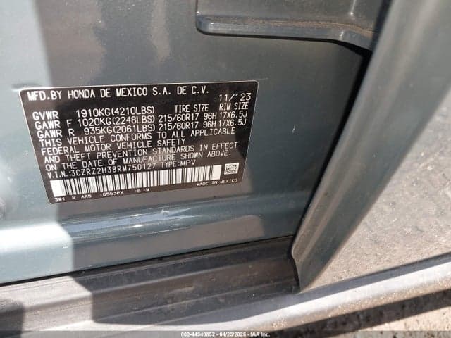 2024 HONDA HR-V AWD LX 9