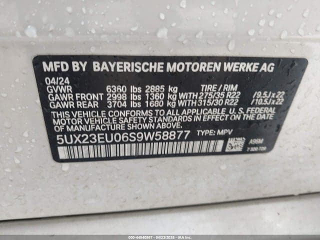 2025 BMW X5 XDRIVE40I 9
