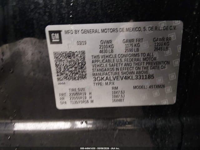 2019 GMC TERRAIN SLT 9