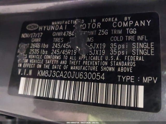 2018 HYUNDAI TUCSON VALUE 9