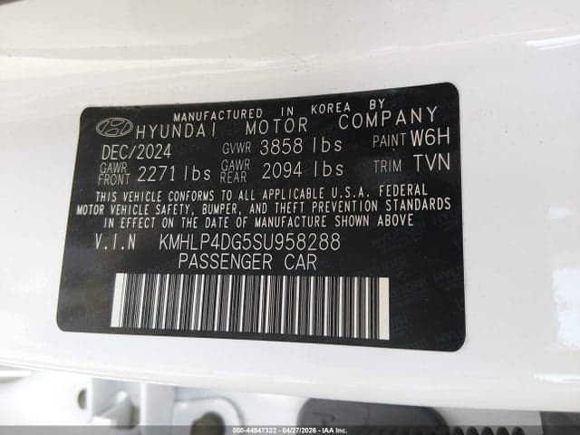2025 HYUNDAI ELANTRA LIMITED 9