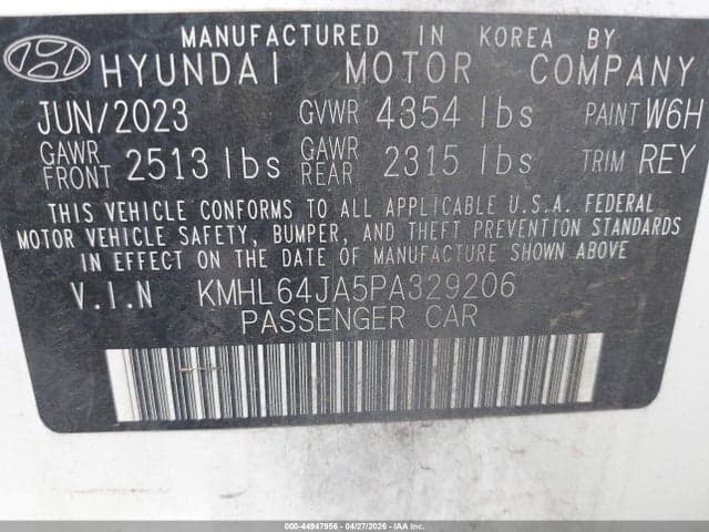 2023 HYUNDAI SONATA SEL 9