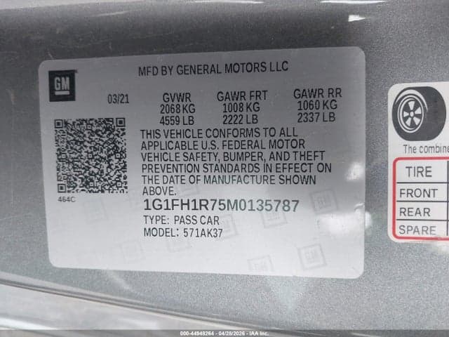 2021 CHEVROLET CAMARO 9