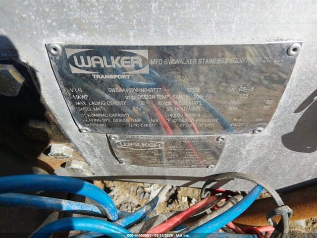 2017 WALKER STAINLESS EQUIP CO UNKNOWN 9