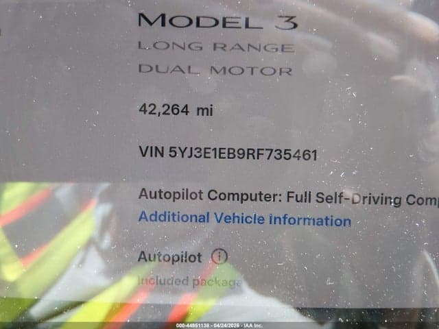 2024 TESLA MODEL 3 LONG RANGE DUAL MOTOR ALL-WHEEL DRIVE 7