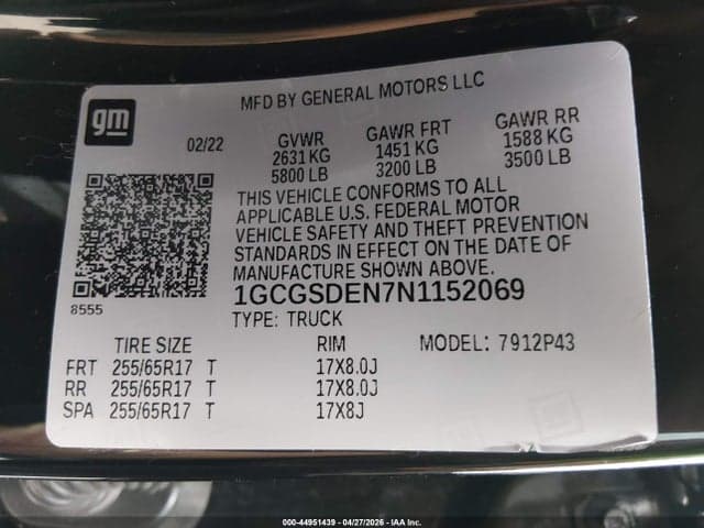 2022 CHEVROLET COLORADO 2WD SHORT BOX Z71 9