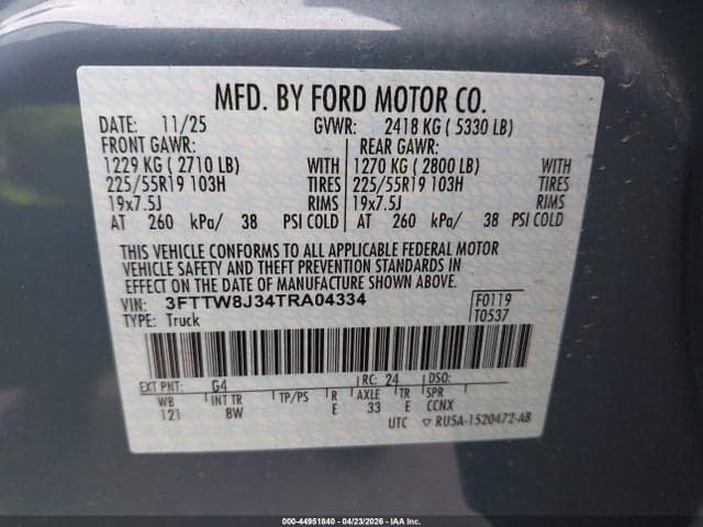 2026 FORD MAVERICK XLT 9