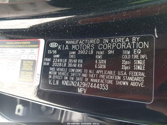 2017 KIA SOUL 9
