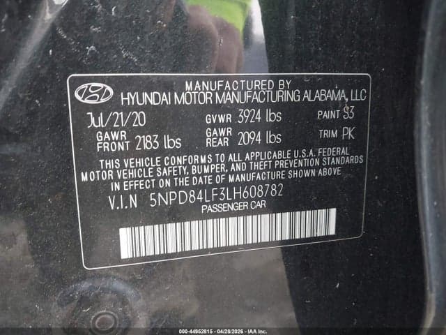 2020 HYUNDAI ELANTRA SEL 9