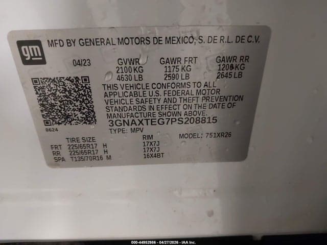 2023 CHEVROLET EQUINOX AWD 2FL 9