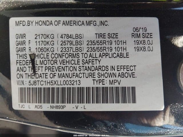 2020 ACURA RDX TECHNOLOGY PACKAGE 9