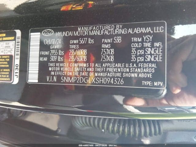2025 HYUNDAI SANTA FE SEL 10
