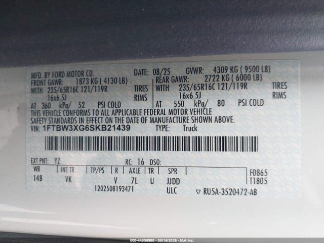 2025 FORD TRANSIT-350 CARGO VAN 9