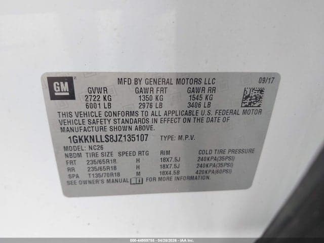 2018 GMC ACADIA SLE-2 9