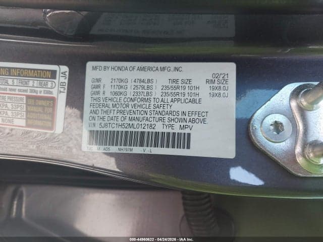 2021 ACURA RDX TECHNOLOGY PACKAGE 9