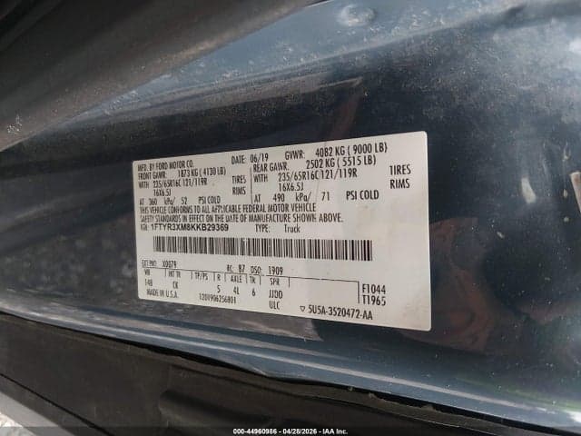 2019 FORD TRANSIT-250 9