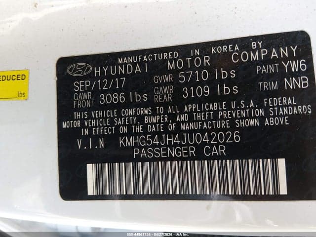 2018 GENESIS G90 5.0 9