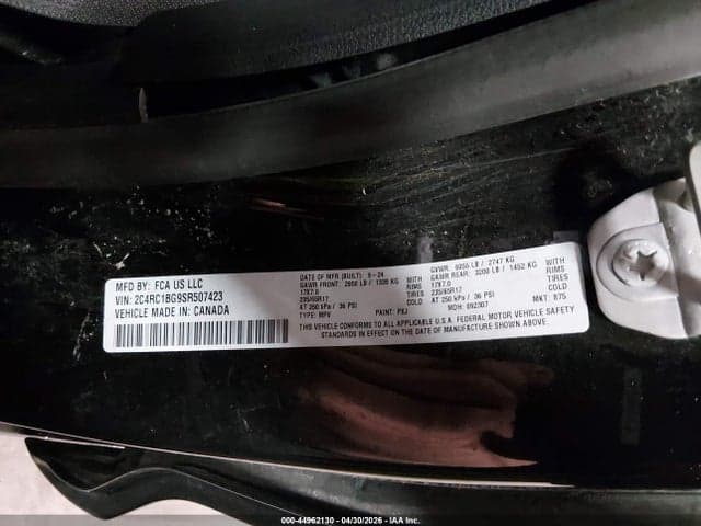 2025 CHRYSLER PACIFICA SELECT 9