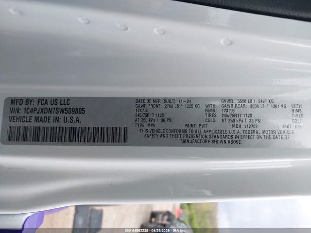 2025 JEEP WRANGLER 4-DOOR SUMMIT 4X4 9