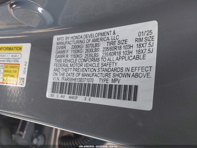 2025 HONDA CR-V HYBRID SPORT-L 9