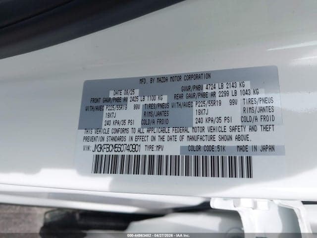 2025 MAZDA CX-5 2.5 S CARBON EDITION 9