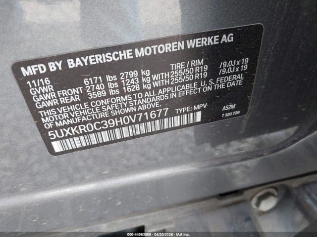 2017 BMW X5 XDRIVE35I 9