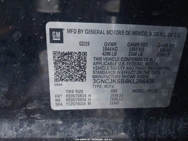 2019 CHEVROLET TRAX LS 9