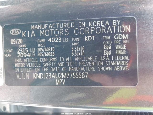 2021 KIA SOUL S 9