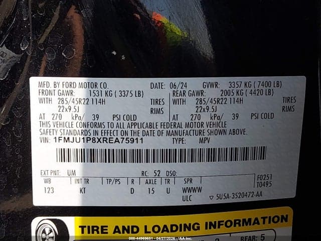 2024 FORD EXPEDITION KING RANCH 9