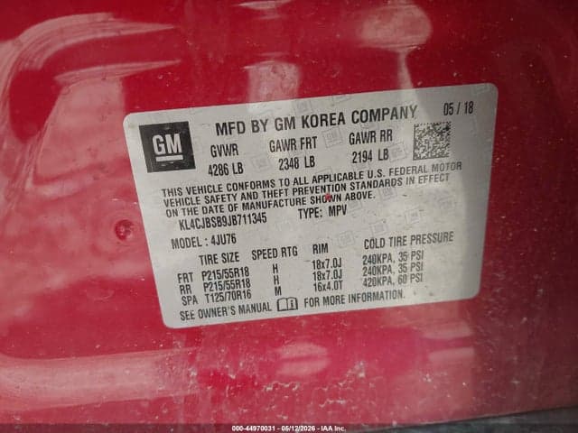 2018 BUICK ENCORE PREFERRED II 9