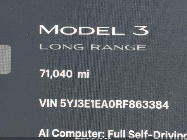2024 TESLA MODEL 3 LONG RANGE DUAL MOTOR ALL-WHEEL DRIVE/REAR-WHEEL DRIVE 9