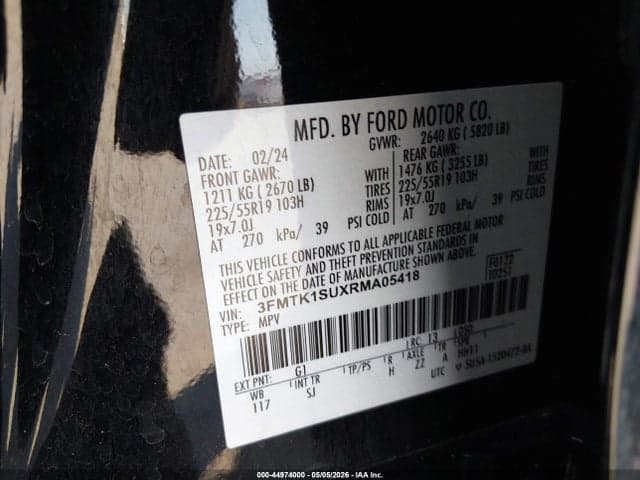 2024 FORD MUSTANG MACH-E SELECT 9