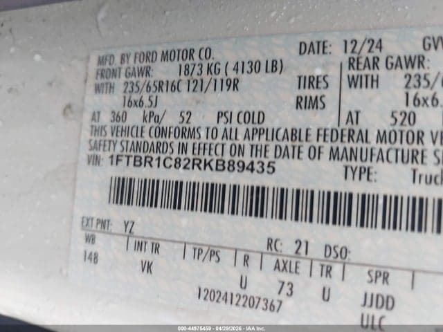 2024 FORD TRANSIT-250 9