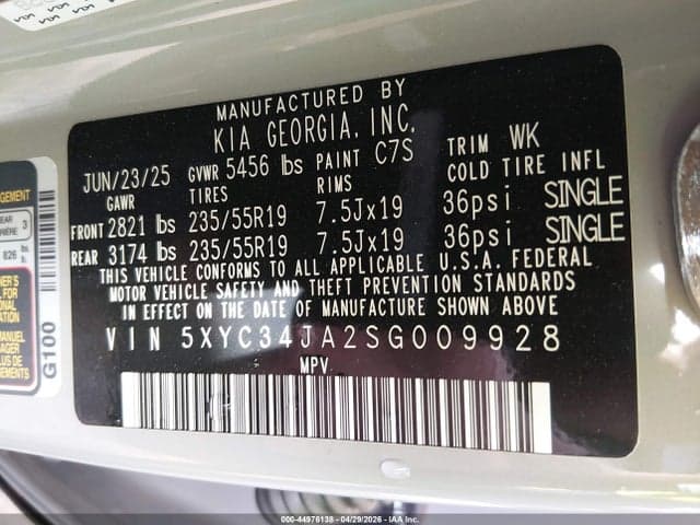 2025 KIA EV6 WIND RWD 9