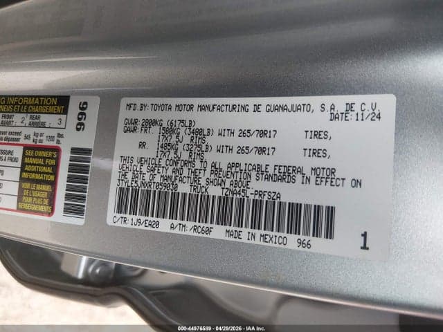 2024 TOYOTA TACOMA TRD OFF ROAD 9