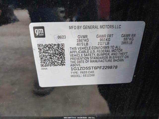 2023 CHEVROLET MALIBU FWD 1LT 9