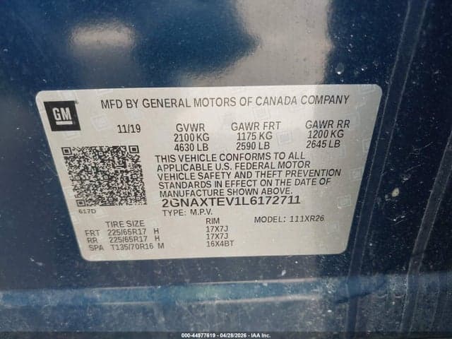 2020 CHEVROLET EQUINOX AWD 2FL 9