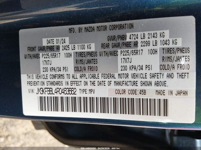 2024 MAZDA CX-5 2.5 S SELECT 9