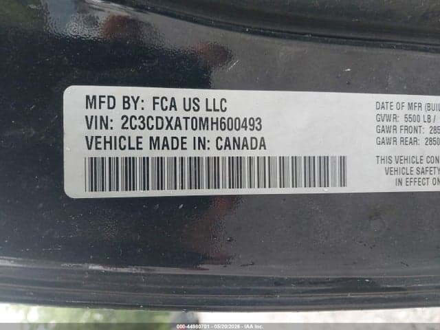 2021 DODGE CHARGER POLICE RWD 9