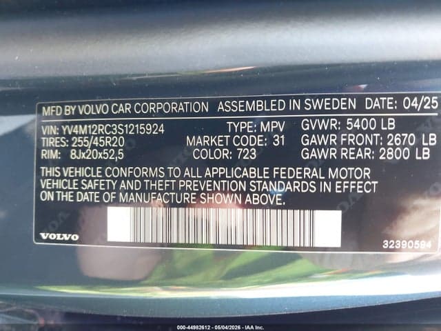 2025 VOLVO XC60 B5 PLUS 9